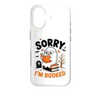 Custodia per iPhone 17 Sorry I am Booked Reading Nerd per topi di biblioteca Regalo Uomini Donne