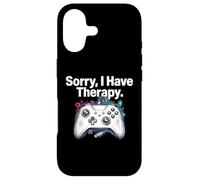 Custodia per iPhone 17 Sorry I Have Therapy Controller per console per videogiochi