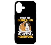 Custodia per iPhone 17 Sorry My Guinea Pig Ate My Homework Funny Pet Roditore Criceto