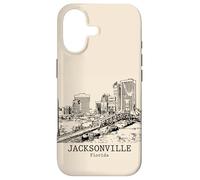 Custodia per iPhone 17 Souvenir da viaggio retrò vintage di Jacksonville Florida