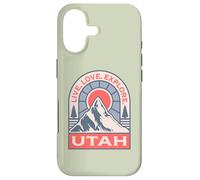 Custodia per iPhone 17 Souvenir di design Utah Live Love Explore Mountain