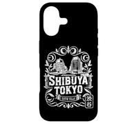 Custodia per iPhone 17 Souvenir retrò di Hanko Kanji di Shibuya Crossing Tokyo Giappone