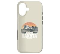 Custodia per iPhone 17 Souvenir vintage con orizzonte del Sud Dakota retrò