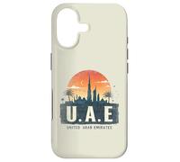 Custodia per iPhone 17 Souvenir vintage retrò del paesaggio degli Emirati Arabi Uniti