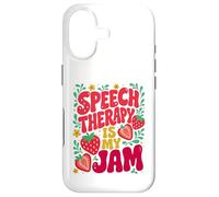 Custodia per iPhone 17 Speech Therapy is My Jam Boho Floral | SLP Speech Therapist