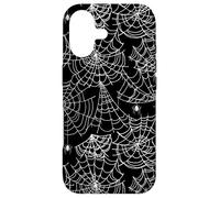Custodia per iPhone 17 Spettrale Halloween Ragnatela Pattern Dark Academia