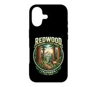 Custodia per iPhone 17 Spilla vintage a forma di alce di Redwood National & State Parks California