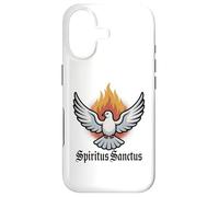 Custodia per iPhone 17 Spirito Santo & Pentecoste Colomba Cattolica Latina Messa