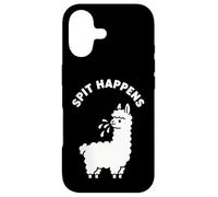 Custodia per iPhone 17 Spit Happens - Gioco di parole con lama e scritta in inglese "Spit Happens", motivo: agricolt