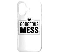 Custodia per iPhone 17 Splendida Mess Divertente Self Love Chaos Citazione