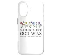 Custodia per iPhone 17 Spoiler Alert God Wins I've Read the Final Chapter Christian