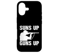 Custodia per iPhone 17 Sportsman Suns Up Guns Up Caccia Umorismo Hunter