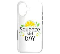 Custodia per iPhone 17 Squeeze the Day Sign,Lemon Decor When Life Gives You Lemons