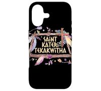 Custodia per iPhone 17 St Kateri Tekakwitha Giglio del Santo cattolico Mohawk