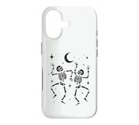 Custodia per iPhone 17 Stampa artistica popolare con due scheletri che ballano a mezzaluna