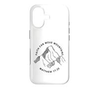 Custodia per iPhone 17 Stampa fronte e retro Christian Faith Can Move Mountains