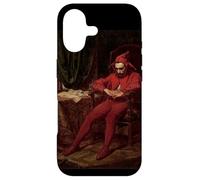 Custodia per iPhone 17 Stancyk Sad Court Jester Polish Seduto Red Fool Fine Art