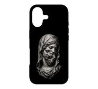 Custodia per iPhone 17 Statua Estetica Oscura Cascata Volti Velati Arte Surreale