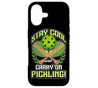 Custodia per iPhone 17 Stay Cool and Carry-On Pickling! Pickleball