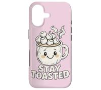 Custodia per iPhone 17 Stay Toasted Cute Hot Chocolate Marshmallow Tazza Cozy W