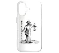 Custodia per iPhone 17 Steampunk Peste Pestilenza Tarocchi Vintage Horror