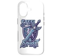 Custodia per iPhone 17 Steel And Spirit Griffin Shield Fantasy Sword Runes Magic