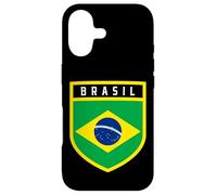 Custodia per iPhone 17 Stemma tascabile con bandiera Love Brazil
