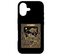 Custodia per iPhone 17 Stile carta dei tarocchi dell'oroscopo dello zodiaco del Toro
