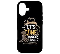 Custodia per iPhone 17 Stivali western Cool Line Dance It's Line Dance Time Country