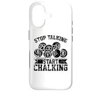 Custodia per iPhone 17 Stop talking start chalking - Divertente biliardo palla 8