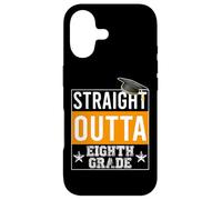 Custodia per iPhone 17 Straight Outta 8th Grade Graduation