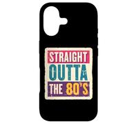 Custodia per iPhone 17 Straight Outta The 80's 1980's Born Birthday Uomini Donne Retro