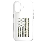 Custodia per iPhone 17 Strait Watch USA American Flag Camouflage Distressed Style