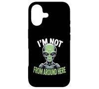 Custodia per iPhone 17 Strano Divertente Im Not From Around Here Alien Costume