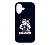 Custodia per iPhone 17 Strong Like Dad: divertente palestra per allenamento con Dadacorn e Baby Unicorn