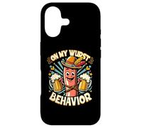 Custodia per iPhone 17 Sul mio comportamento Wurst Salsiccia Bere Bratwurst Oktoberfest