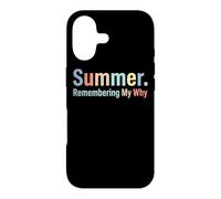 Custodia per iPhone 17 Summer Remembering My Why Funny Inspirational Quote Vacation