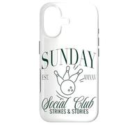 Custodia per iPhone 17 Sunday Club Bowling Strikes & Storie Grafica