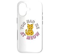 Custodia per iPhone 17 Sunflowers Cat Lovers You Had me At Meow