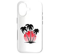 Custodia per iPhone 17 Sunset Beach Palm Trees for Summer Vacation or Holidays