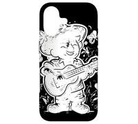 Custodia per iPhone 17 Suonatore di ukulele Lezioni di musica grafica