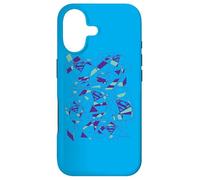 Custodia per iPhone 17 Superman Geo Scribbles