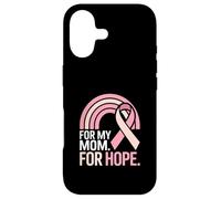 Custodia per iPhone 17 Supporto per la consapevolezza del cancro al seno per la mia mamma per la speranza