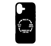 Custodia per iPhone 17 Svegliati, bevi caffè, chiediti perché ho fatto questo... caffè divertente