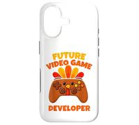 Custodia per iPhone 17 Sviluppatore di videogiochi Future Thanksgiving Gaming Fun Boy Kid