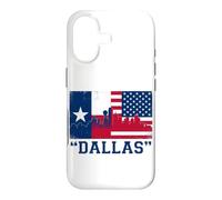 Custodia per iPhone 17 T-shirt Dallas Texas TX 1841 Retro Vintage Travel Vacation