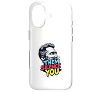Custodia per iPhone 17 T-shirt "Don't Let Them Silence You" - Freedom of Speech Tee