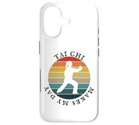 Custodia per iPhone 17 Tai Chi rende il mio giorno, donne retrò vintage anni '80 Yin Yang