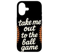 Custodia per iPhone 17 Take Me Out To The Ball Game Retro Baseball Laces Baseball
