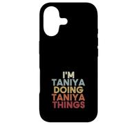 Custodia per iPhone 17 Taniya Name Taniya Personalized Name First Given